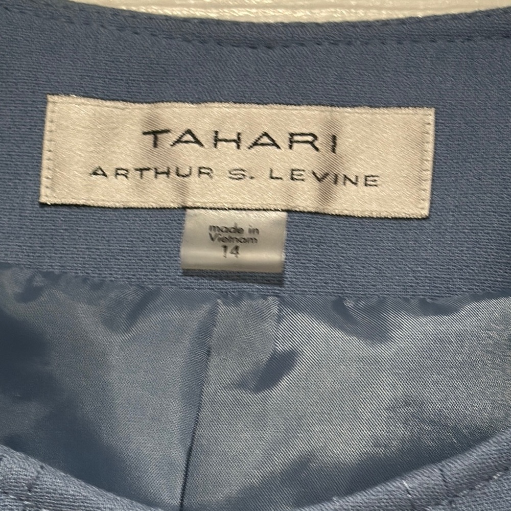 Tahari light Blue jacket